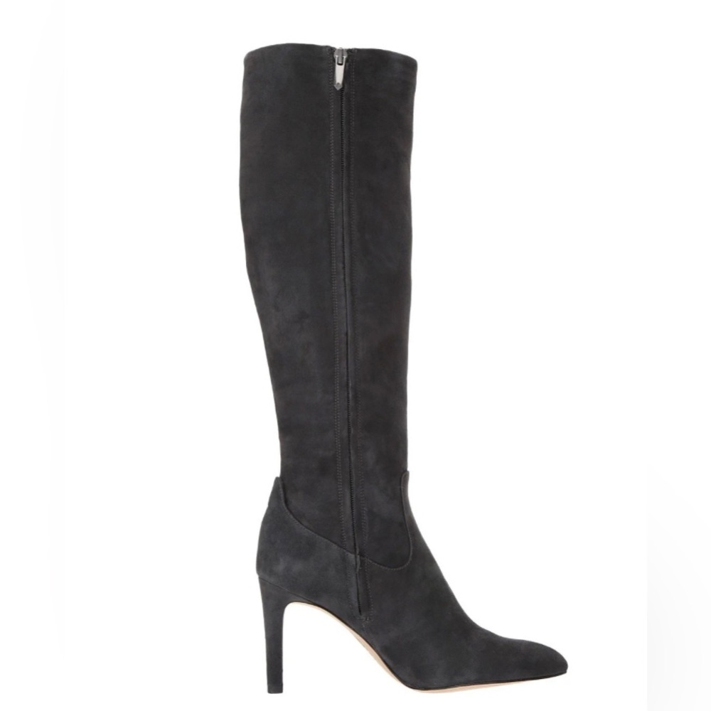 Sam Edelman Olencia Regal stiletto Black knee boot in suede leather